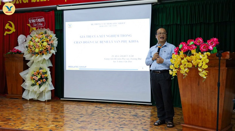TS.BS Lâm Đức Tâm chia sẻ báo cáo về chuyên đề các bệnh lý sản phụ khoa