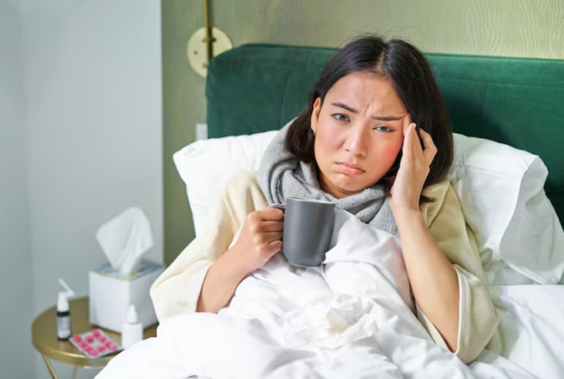 Người mắc viêm gan C có thể xuất hiện triệu chứng mệt mỏi và sốt nhẹ