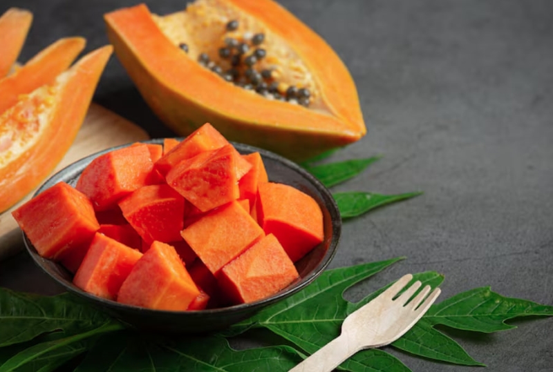 Đu đủ là loại trái cây rất giàu vitamin và khoáng chất  