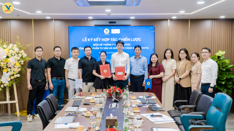 Hệ thống Y tế MEDLATEC chính thức ký kết cùng Công ty Govita để cùng đồng hành trên hành trình vận hành dự án một cách hiệu quả, tối ưu 