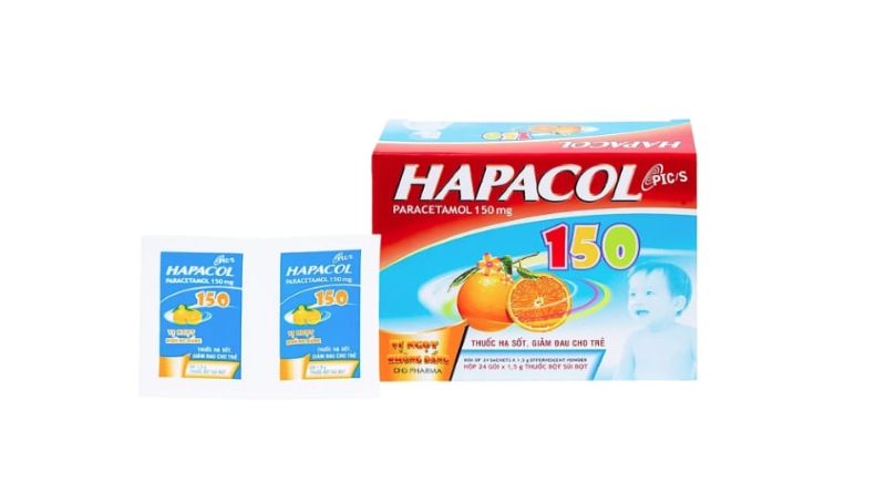 Hapacol 150 thường được dùng cách nhau tối thiểu 4 - 6 giờ giữa các lần uống theo hướng dẫn của nhân viên y tế