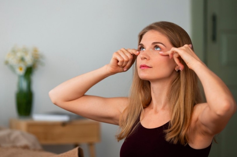 Áp dụng bài tập massage mắt để giảm tình trạng mắt bị dại hiệu quả