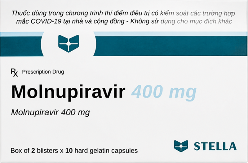 Thuốc molnupiravir được sử dụng trong điều trị COVID-19 ở một số người bệnh có nguy cơ chuyển nặng theo chỉ định của bác sĩ