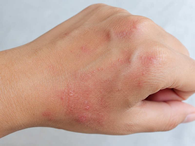 Nhựa mủ của cỏ sữa có thể gây kích ứng da hoặc mắt nếu tiếp xúc trực tiếp. 