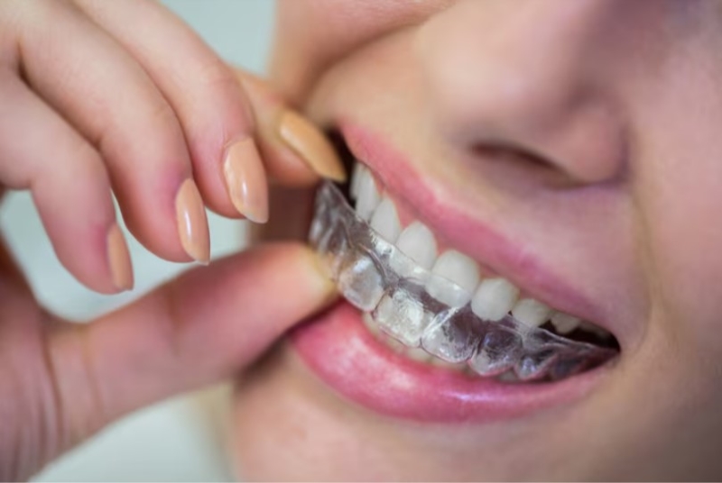 Máng chống nghiến răng được sử dụng để bảo vệ răng hiệu quả 