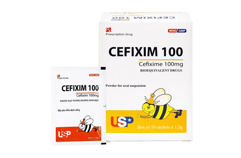 Cefixim 100mg cho trẻ được sử dụng cho các bệnh lý nhiễm khuẩn