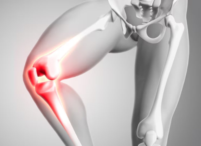 Các vấn đề liên quan đến khớp gối có thể là nguyên nhân khiến xương đầu gối nhô ra