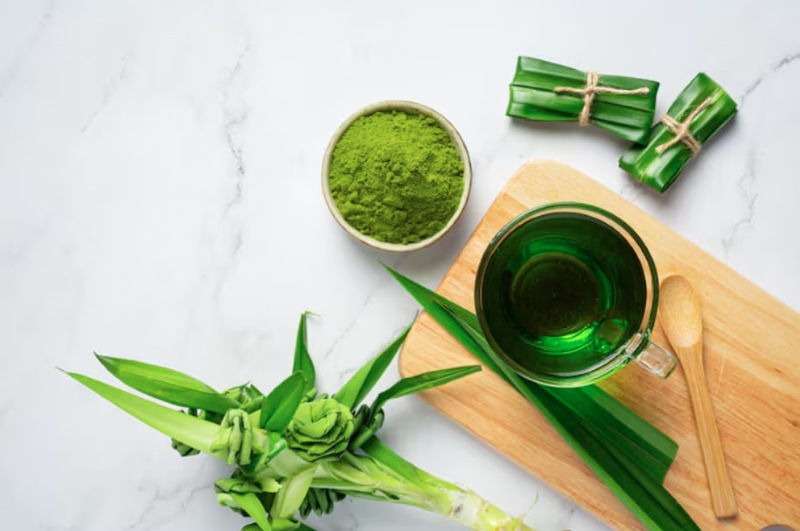 Lá dứa có mùi thơm rất đặc trưng 