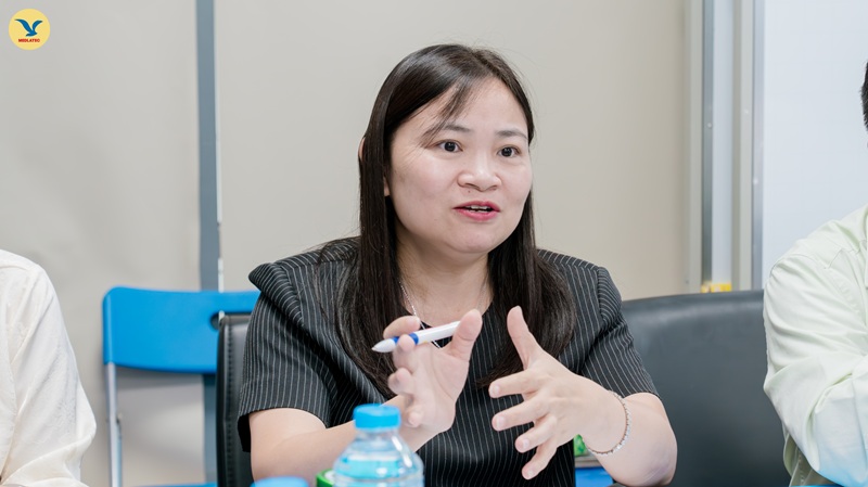 ThS.BSCKII. Nguyễn Thị Kim Len – Phó Tổng Giám đốc MEDLATEC GROUP phát biểu tại buổi lễ