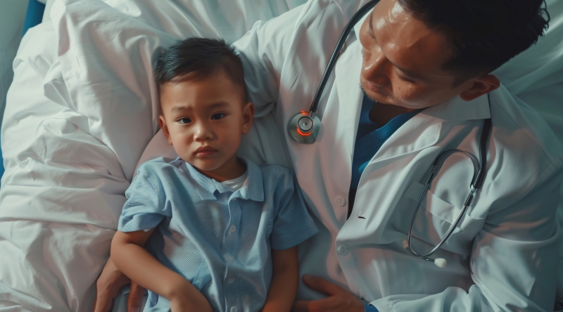 Cần đưa trẻ đi khám sớm nếu tình trạng nôn về đêm kèm theo các dấu hiệu bất thường