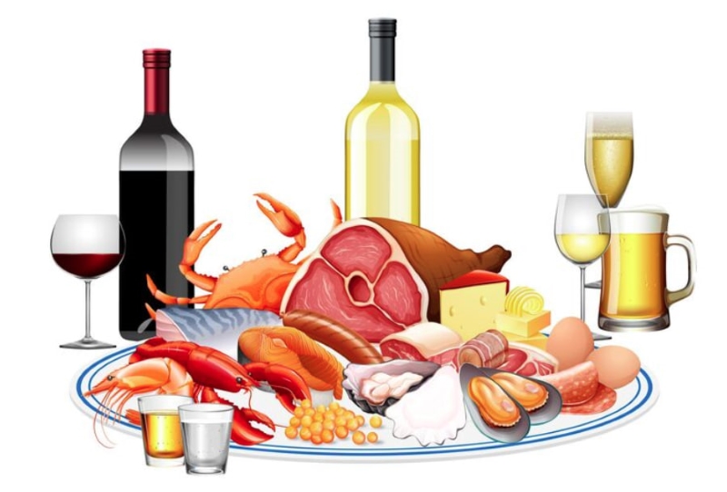 Chế độ ăn uống là yếu tố hàng đầu góp phần gây ra bệnh gout