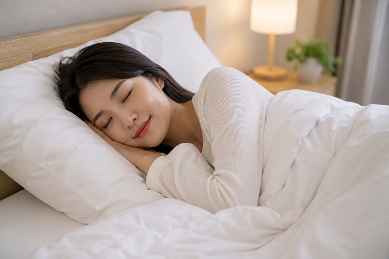 Tăng cường chất lượng giấc ngủ là một trong những lời giải cho thắc mắc kỷ tử có tác dụng gì với phụ nữ