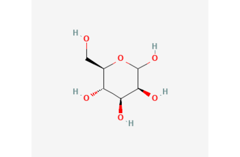 Hình ảnh cấu trúc phân tử của D-mannose