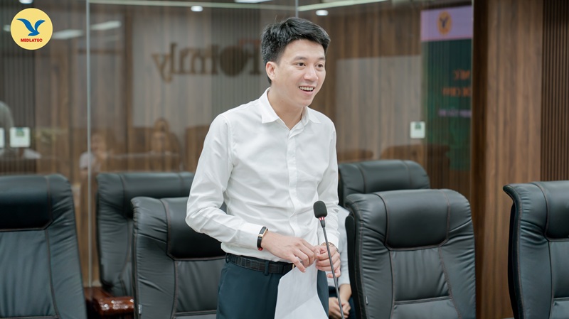 TS. Nguyễn Trí Anh – Tổng Giám đốc MEDLATEC GROUP phát biểu tại buổi lễ