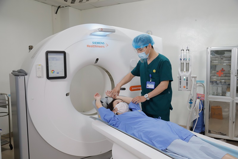 Bác sĩ có thể chỉ định chụp CT để đánh giá nguyên nhân gây đau và viêm vùng chậu. 