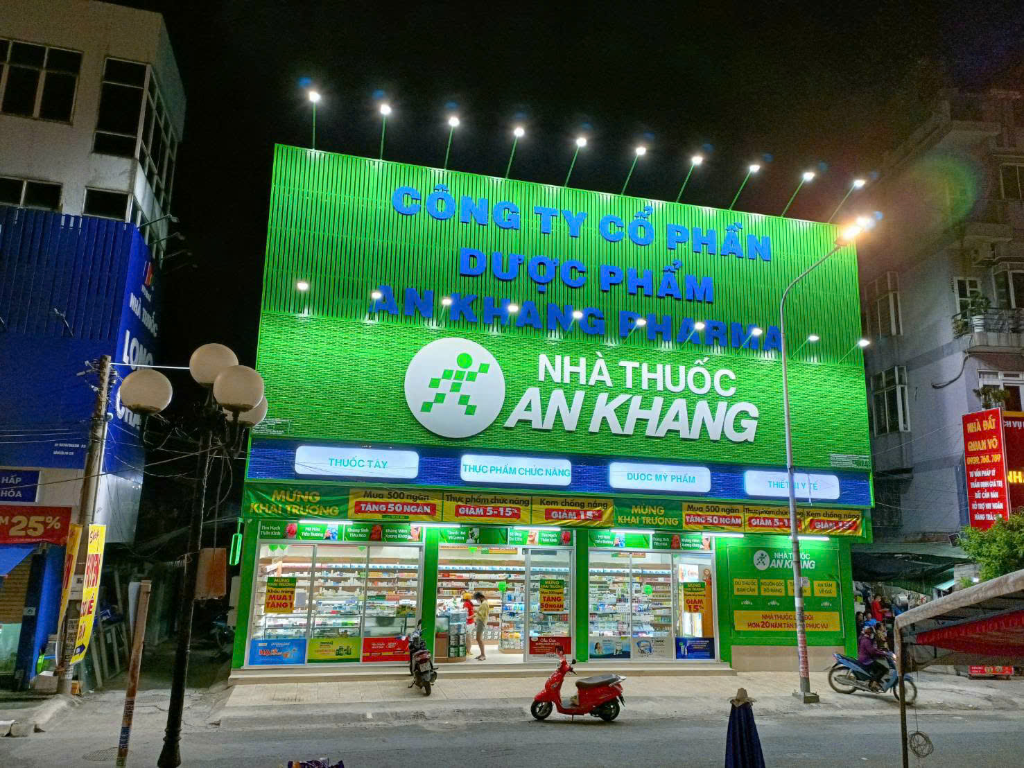 An Khang sở hữu hệ thống nhà thuốc đạt chuẩn và mạng lưới rộng khắp 